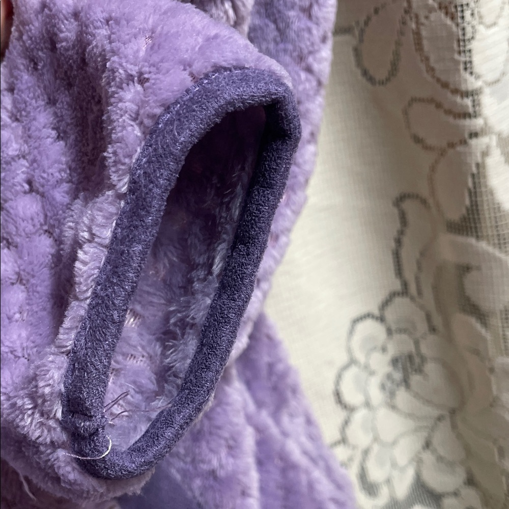 Simply Southern Lavender Teddy Jacket with Pockets - Picture 5 of 9